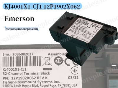 Emerson KJ4001X1-CJ1 12P1902X062 Klemmenblock - Die ultimative 32-Kanal-Lösung für industrielle Konnektivität
